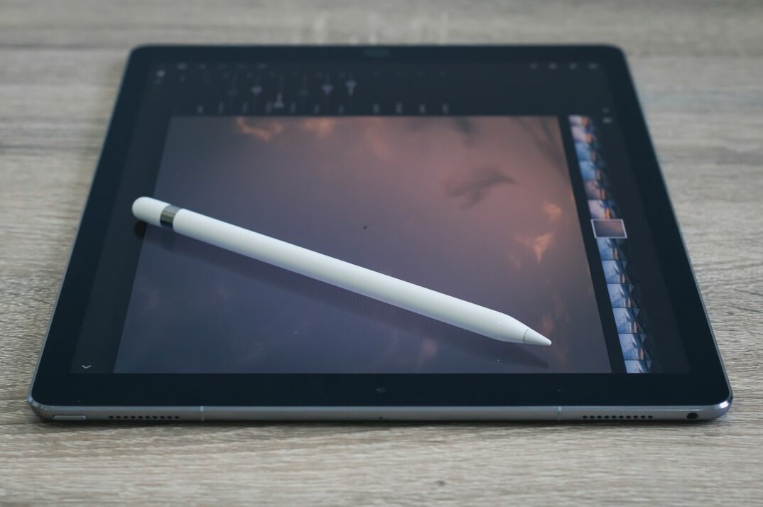Tablet showing a video production checklist on a table